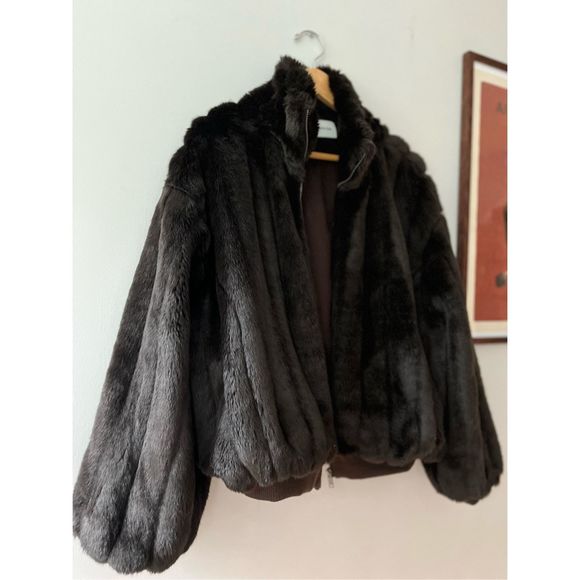 The Frankie Shop Jackets & Blazers - The Frankie Shop Lea Faux Fur Jacket